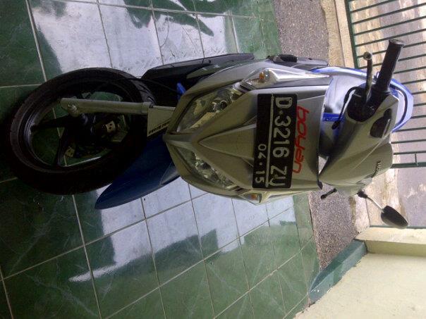 dijual honda vario cbs biru 2010 mulus bandung