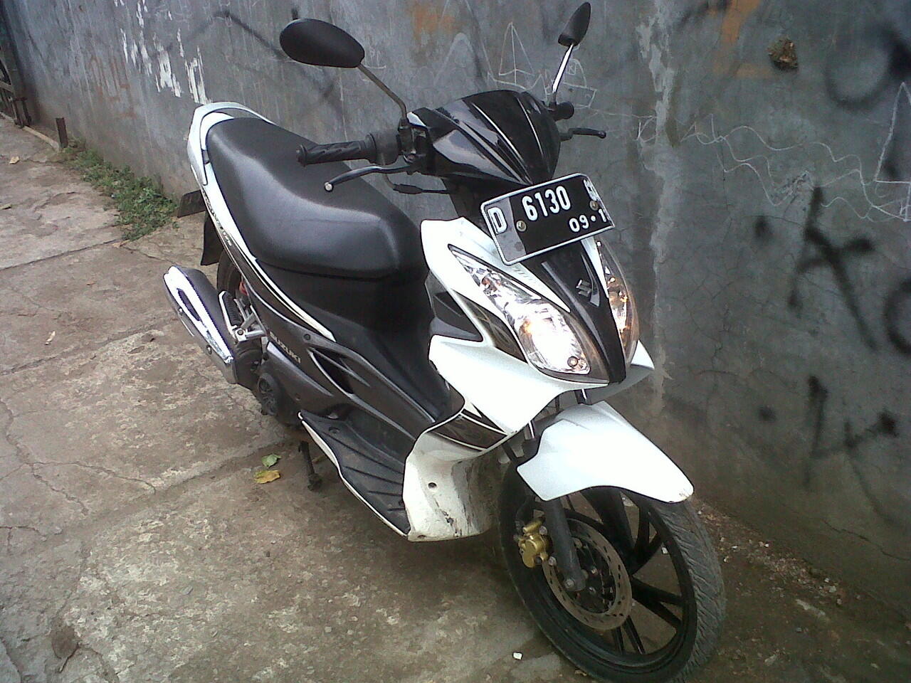 suzuki skywave putih 2008 bln 9 pajak baru kodya bandung