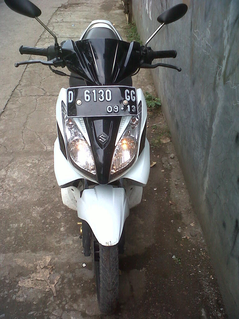 suzuki skywave putih 2008 bln 9 pajak baru kodya bandung