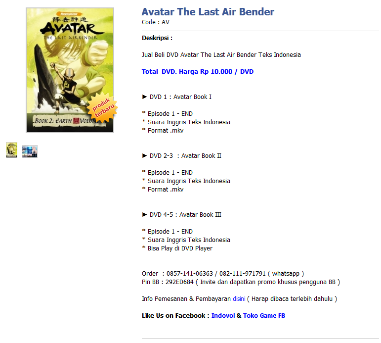 Jual DVD Anime Naruto,onepiece,bleach dan Voucher Game Online Terlengka