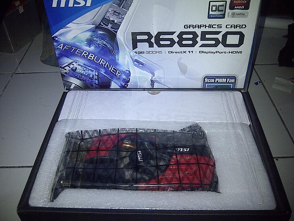 Jual VGA MSI 6850 OC Edition RMA