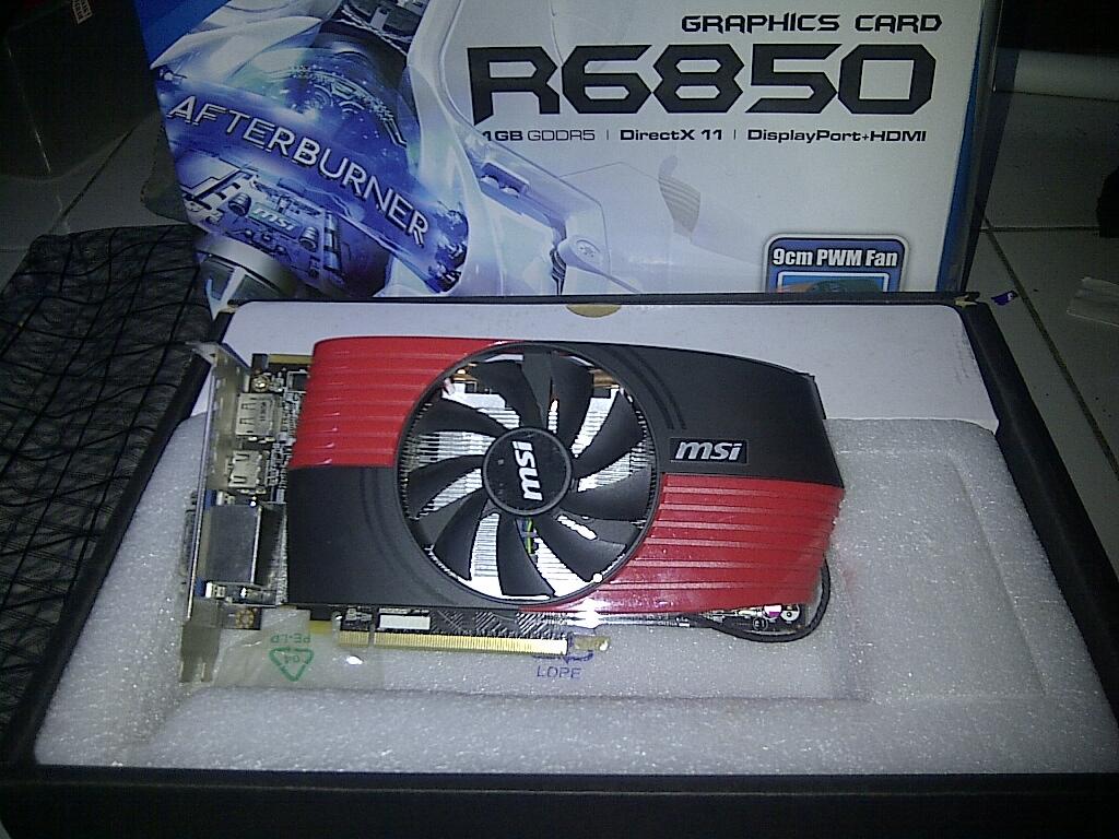 Jual VGA MSI 6850 OC Edition RMA