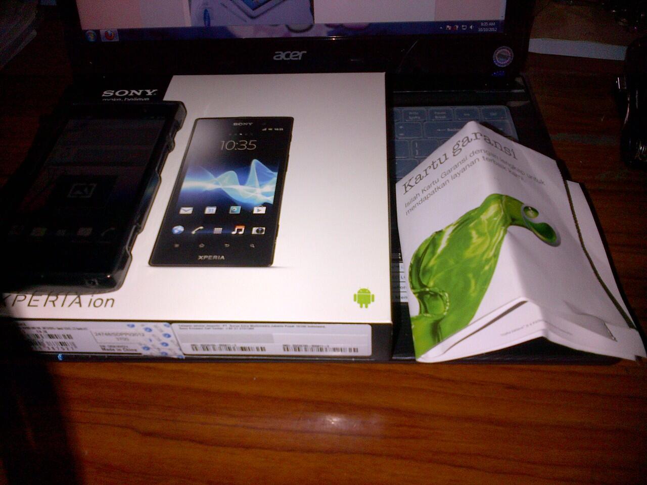 Barter Galaxy Note agan dengan Sony Xperia Ion ane ( Surabaya)