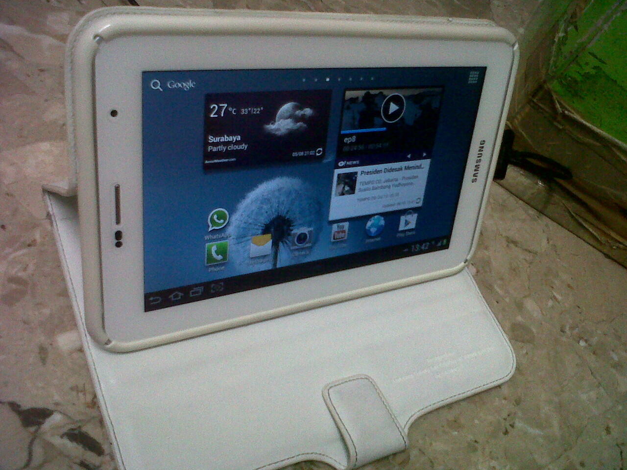 jual samsung galaxy tab 2 7.0 kondisi 99% mulus plus bonus