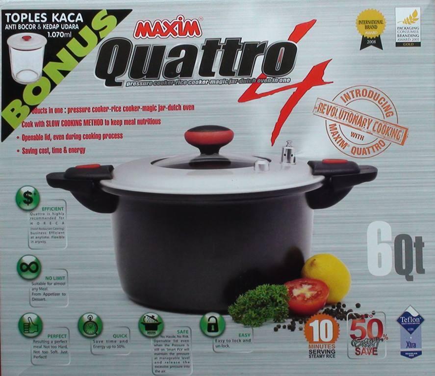 Terjual PRESTO+RICECOOKER+_PEMANGGANG+ TUTUP KACA 