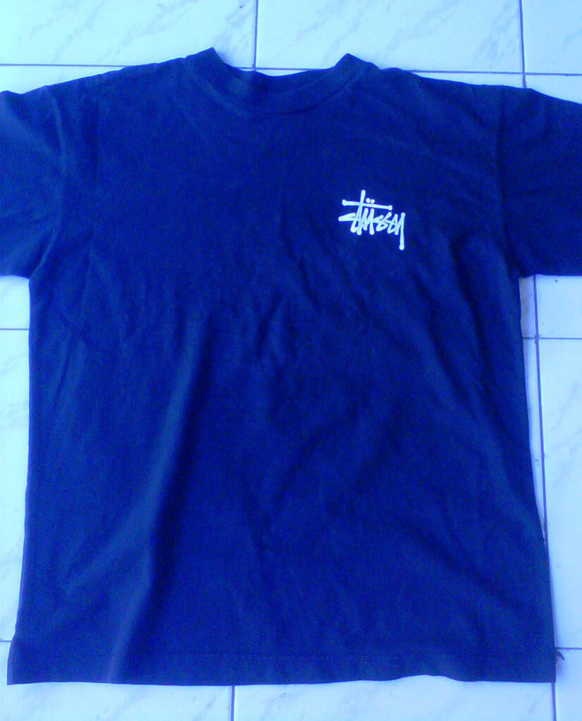 Jual Kaos second STUSSY Ori Hitam Jogja Murah