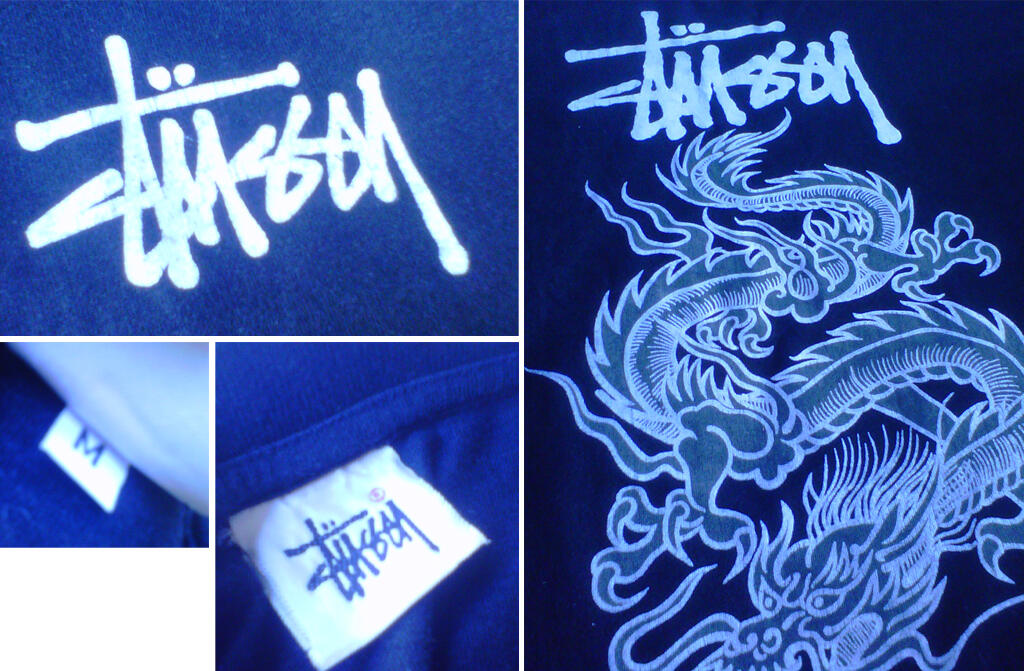Jual Kaos second STUSSY Ori Hitam Jogja Murah