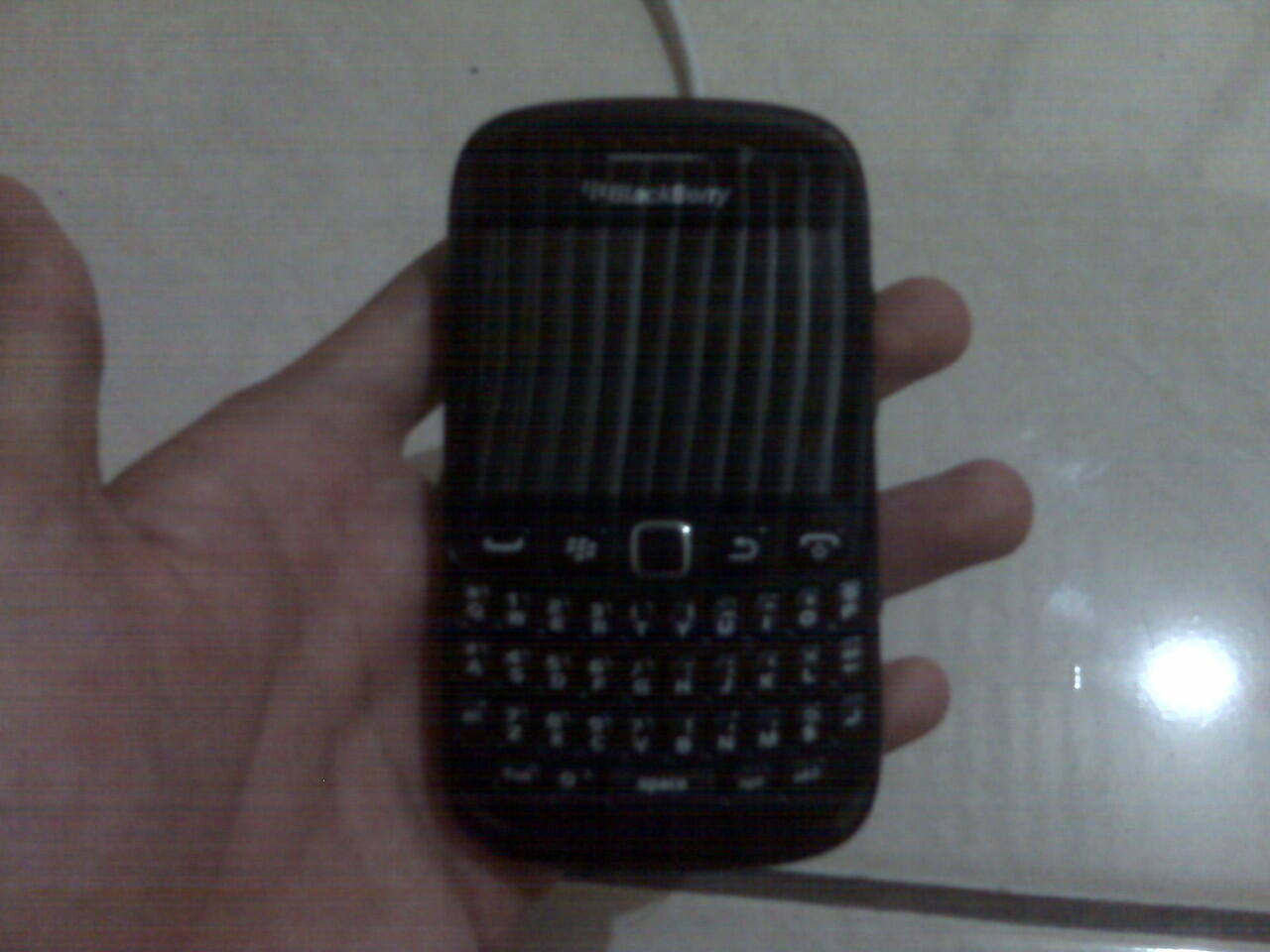 BLACKBERRY/BB DAVIS 9220 BLACK FULLSET GARANSI TAM 1,6 NEGO tipis JOGJA/SOLO