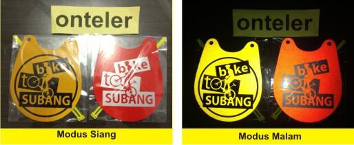 Jual Bike Tag B2w Reflektif Ready Stock