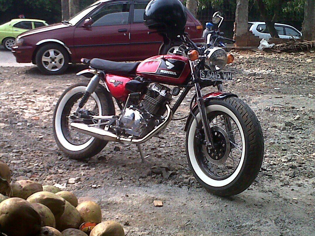 Cb Japstyle Merah Modifikasi Motor Japstyle Terbaru