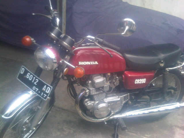 Honda CB200 twin fullset Tahun 1976