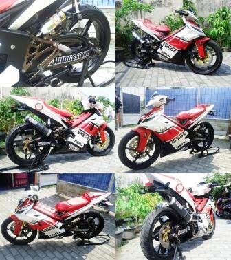 Yamaha Jupiter MX Full Custome Siap Kontes