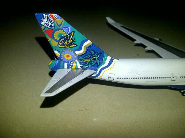 wts diecast miniatur pesawat 1:400