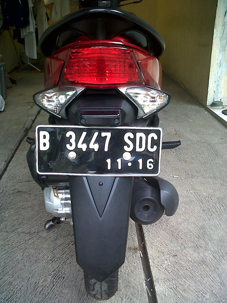 DIJUAL HONDA SPACY CW MERAH TAHUN 2011
