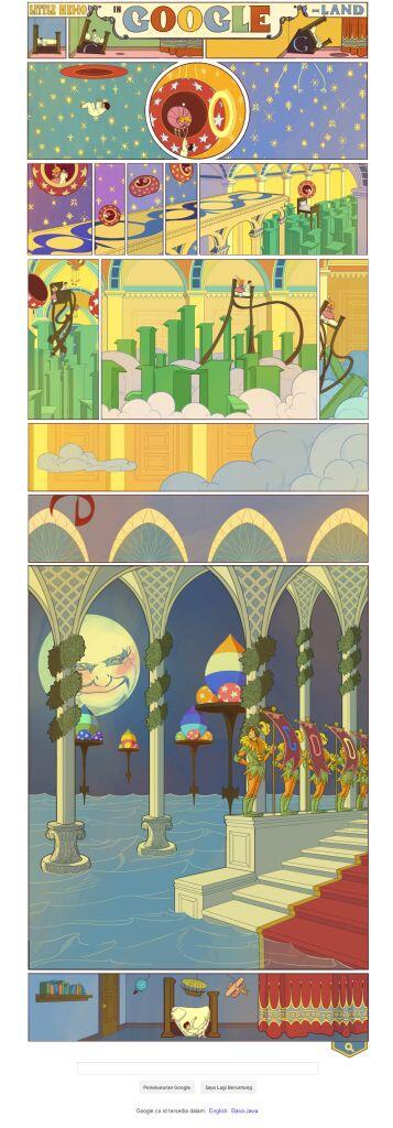 Tampilan Google Memperingati Winsor McCay