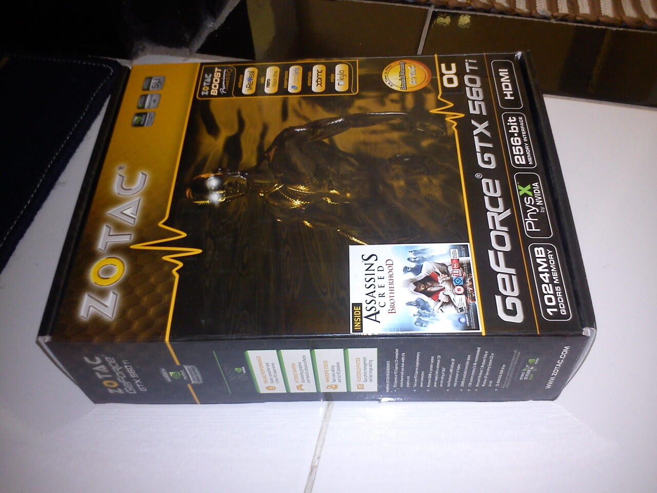 VGA Zotac GTX 560 Ti seri OC