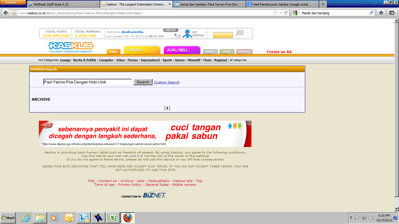 ~$$ Paul Yarrow Pria Dengan Hobi Unik $$~