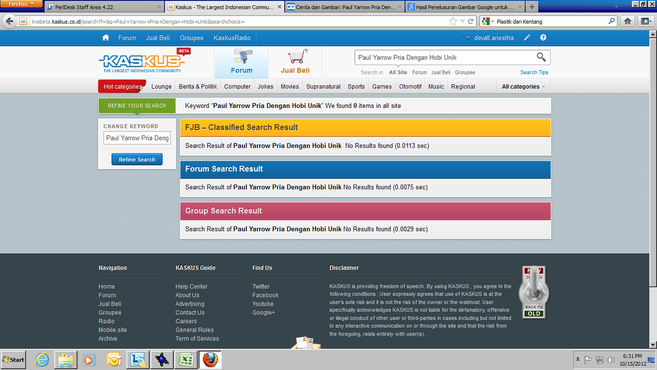 ~$$ Paul Yarrow Pria Dengan Hobi Unik $$~