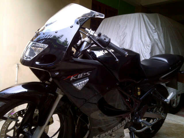 ninja RR 150r 2011 black mulus