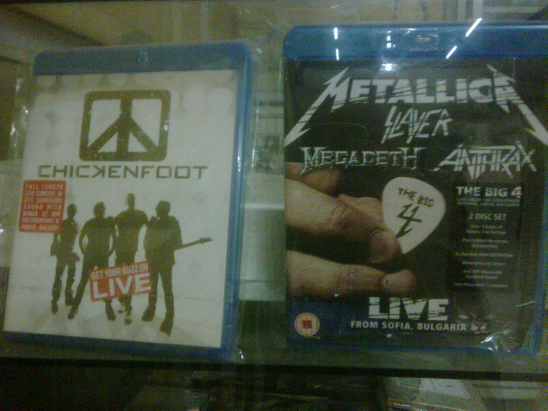 DIJUAL BLU RAY ORIGINAL BIG 4 & CHICKENFOOT