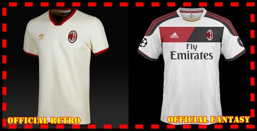 (PRE ORDER) REPLIKA Jersey AC Milan Fantasy/ Retro