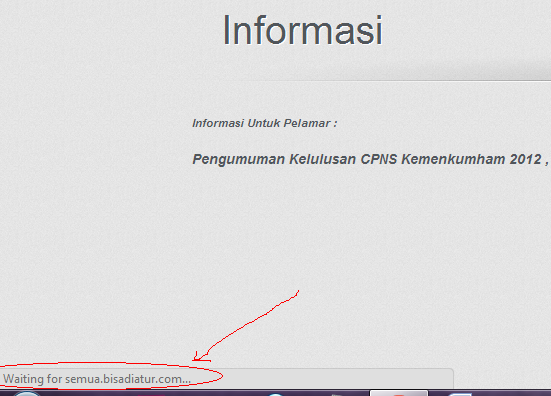 PENERIMAAN CPNS DEPKUMHAM ada yg aneh