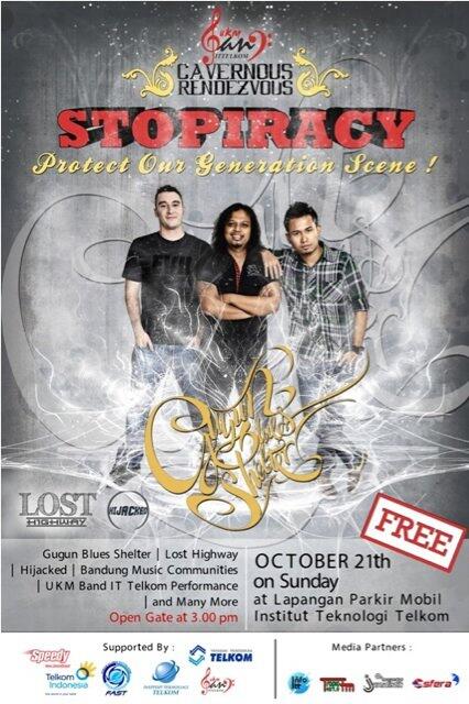 UKM Band IT Telkom Bandung Proudly Present Cavernous Rendezvous "STOPIRACY"