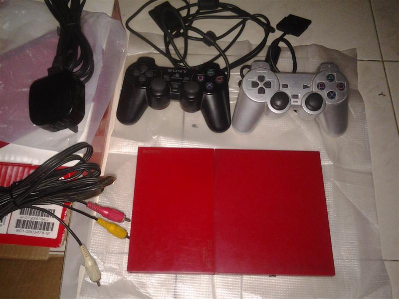 Jual tv tabung toshiba bomba 29" + ps2 90006 red (limited edition)