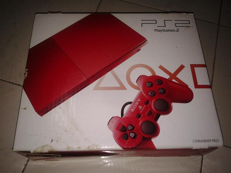 Jual tv tabung toshiba bomba 29" + ps2 90006 red (limited edition)