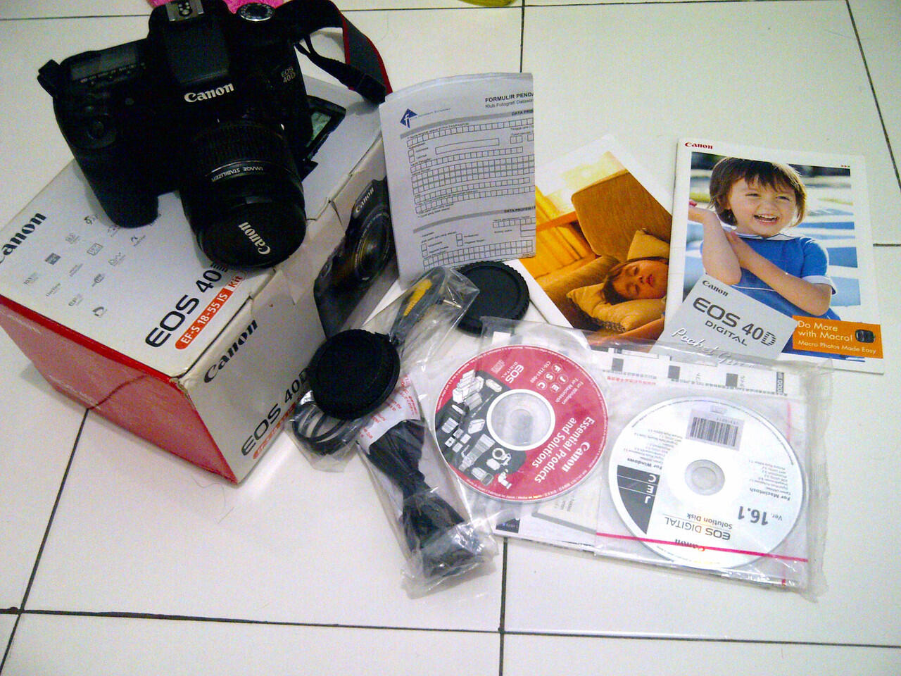 JUAL CANON 40D kit 18-55mm Bandung Murah Barang Bagus