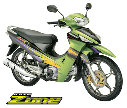 Motor Kawasaki KAZE ZONE (2007) ..Murah -- Bogor (plat f)