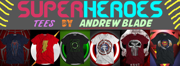 SUPERHERO Tees! SPiDERMAN, FLASH, SUPERMAN, CaPT AMERICa, PuNiSHERS & GREEN LANTERN!