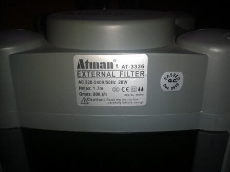 Filter aquarium bekas