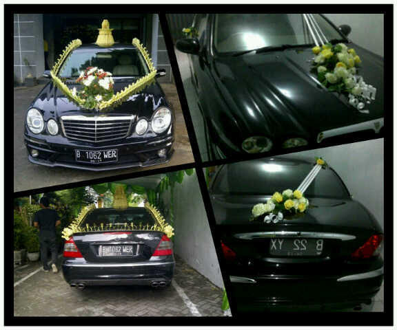 SEWA MOBIL PENGANTIN (WEDDING CAR RENTAL) MERCY E200 - SEMARANG RP 1.900.000 MURAH!