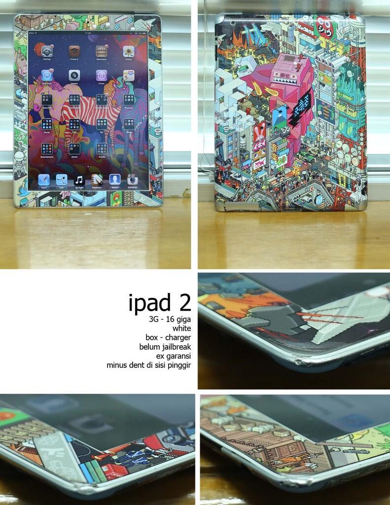 jual ipad 2 16 giga 3G + wifi white murah!!