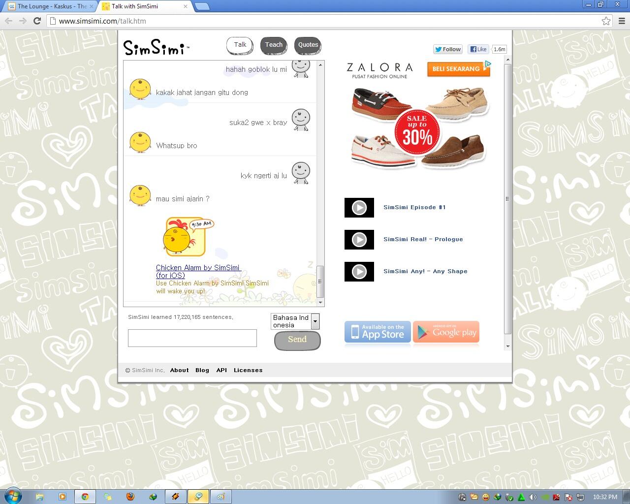 &#91;JustForFun&#93; SimSIMI .. SimSIMI .. anak ayam konyol 