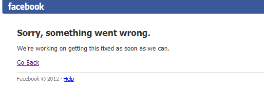 Ga nyangka Facebook juga bisa down...