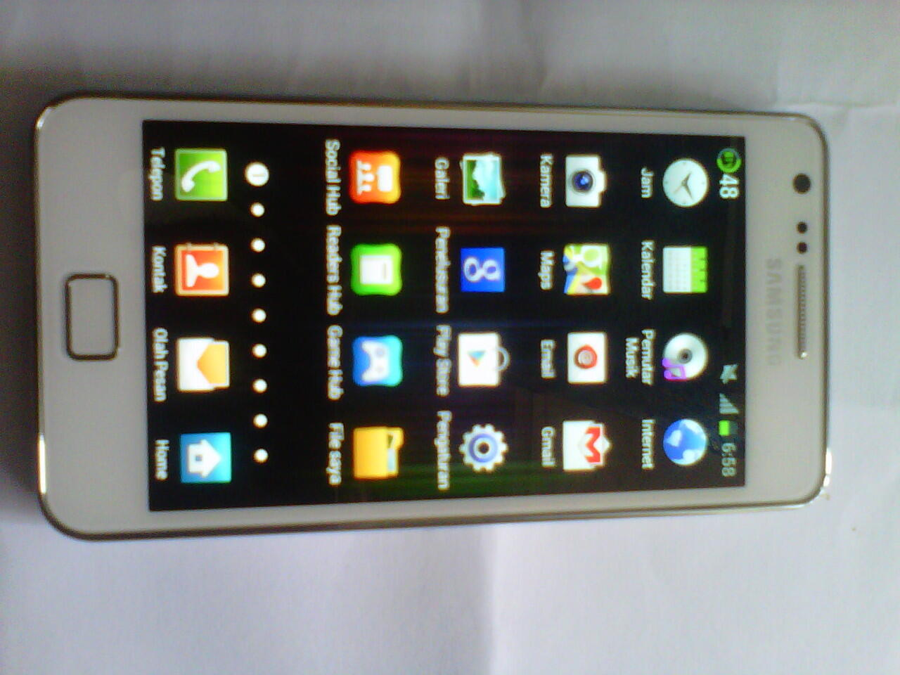 Jual Samsung Galaxy s2 / sii white Muluss 99%