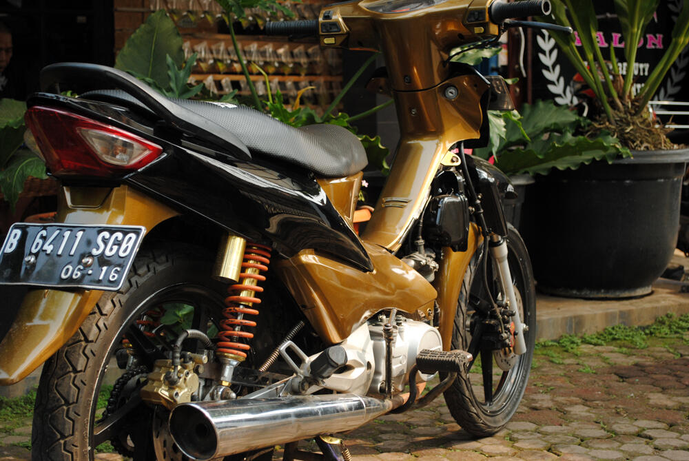 supra fit new 2006 bulan 6 hitam