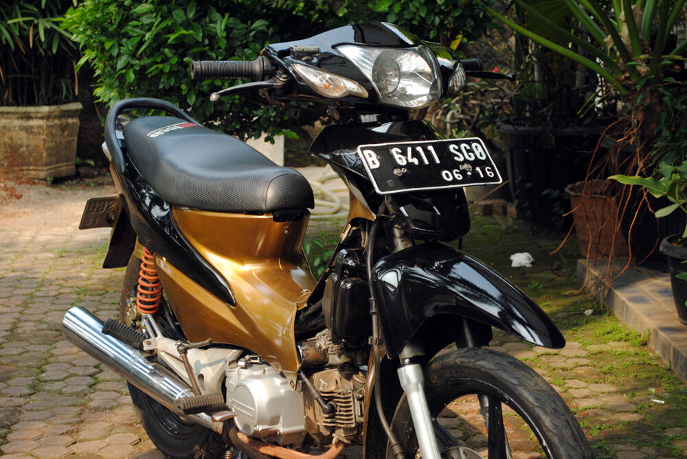 supra fit new 2006 bulan 6 hitam