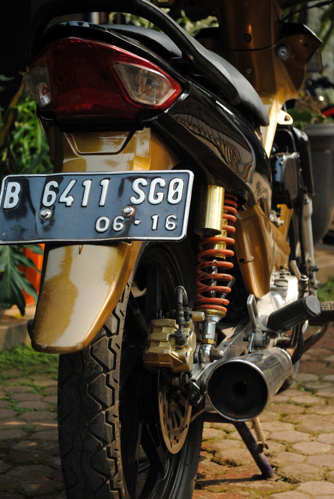 supra fit new 2006 bulan 6 hitam