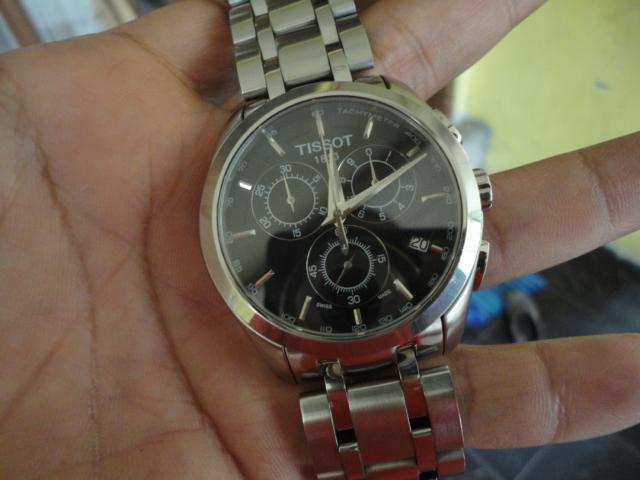 Tissot Couturier Mens Black Chronograph 2Nd Original