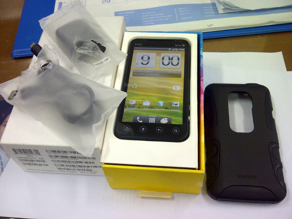 HTC EVO 3D CDMA (SMARTFREN NOMER AJIB-KENCENG), REV-B, KOND 98.5%, F/SET.