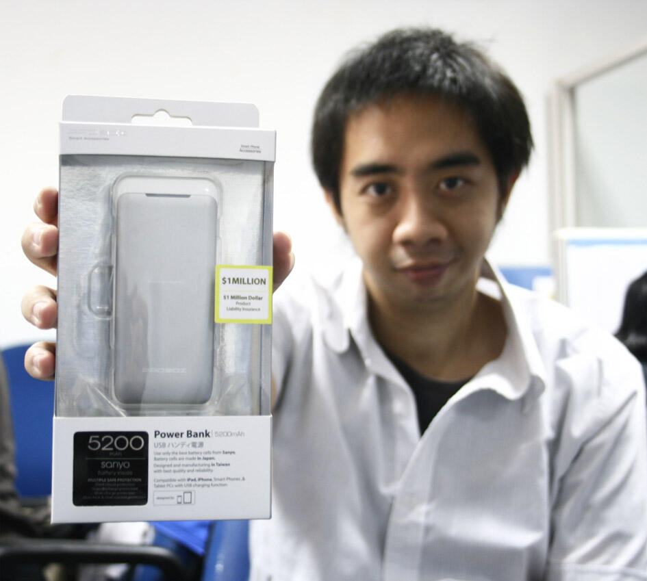 JUAL BRAND NEW POWERBANK 5200mAh MERK PROBOX, BARU DAPET KARENA MENANG QUIZ