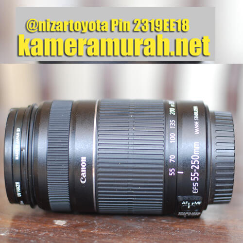 jual lensa canon 55-250mm.50fix nikon 18-70mm , 18-105mm and 50fix @nizartoyota