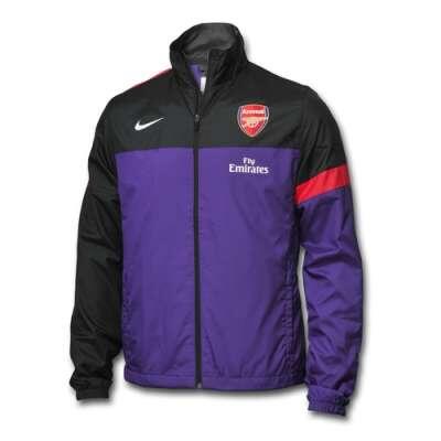 Ready Stok Jaket Arsenal / Jacket Authentic Nike98 Arsenal Black n Sideline Purple