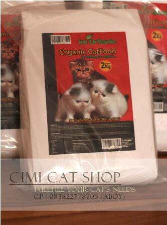 im organic cat food and suplemen kucing
