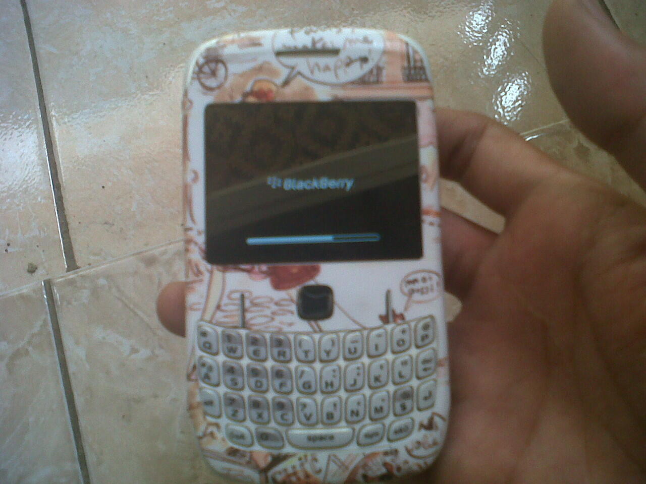 Blackberry Gemini Bandung white ex ce
