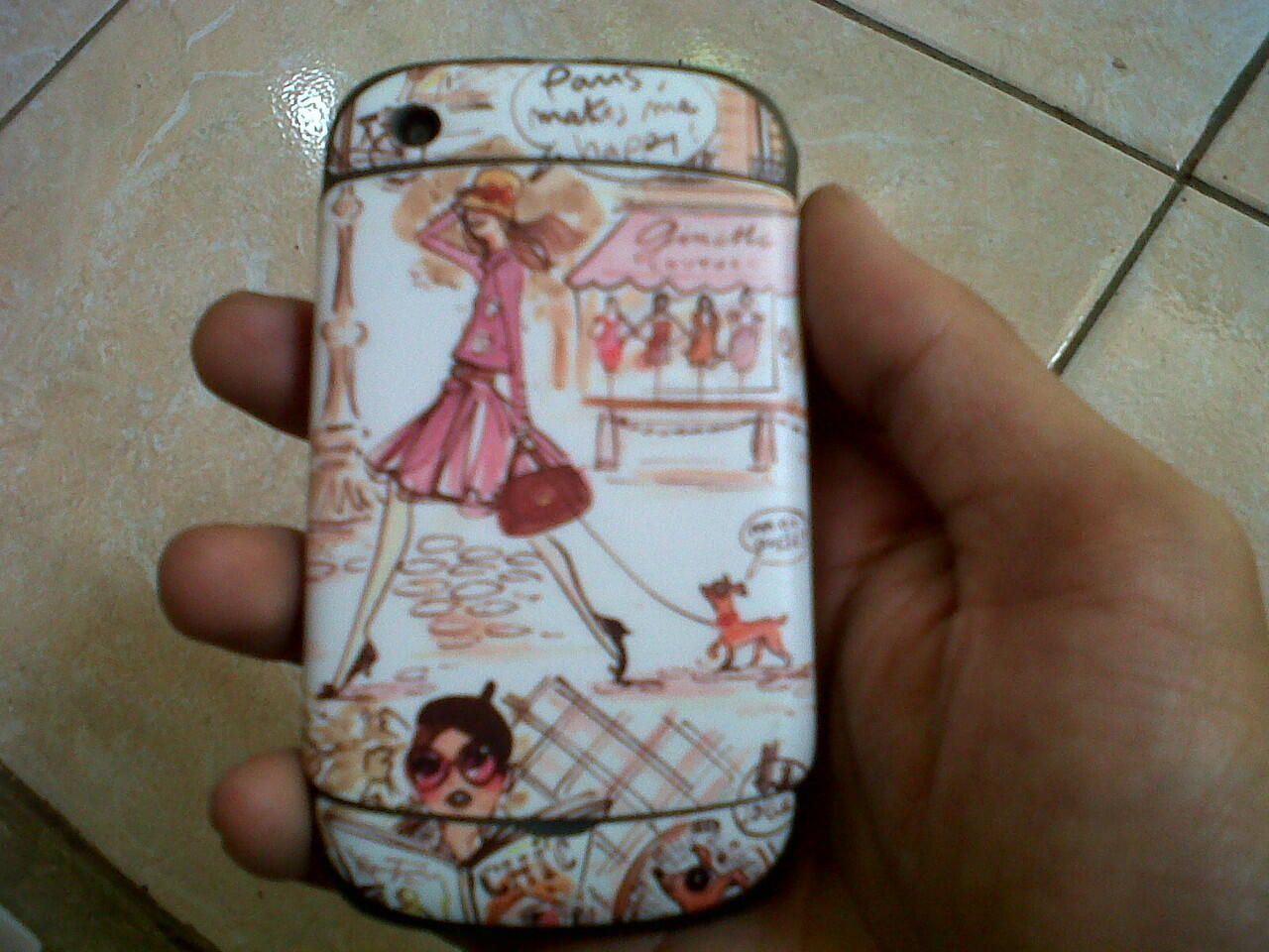 Blackberry Gemini Bandung white ex ce