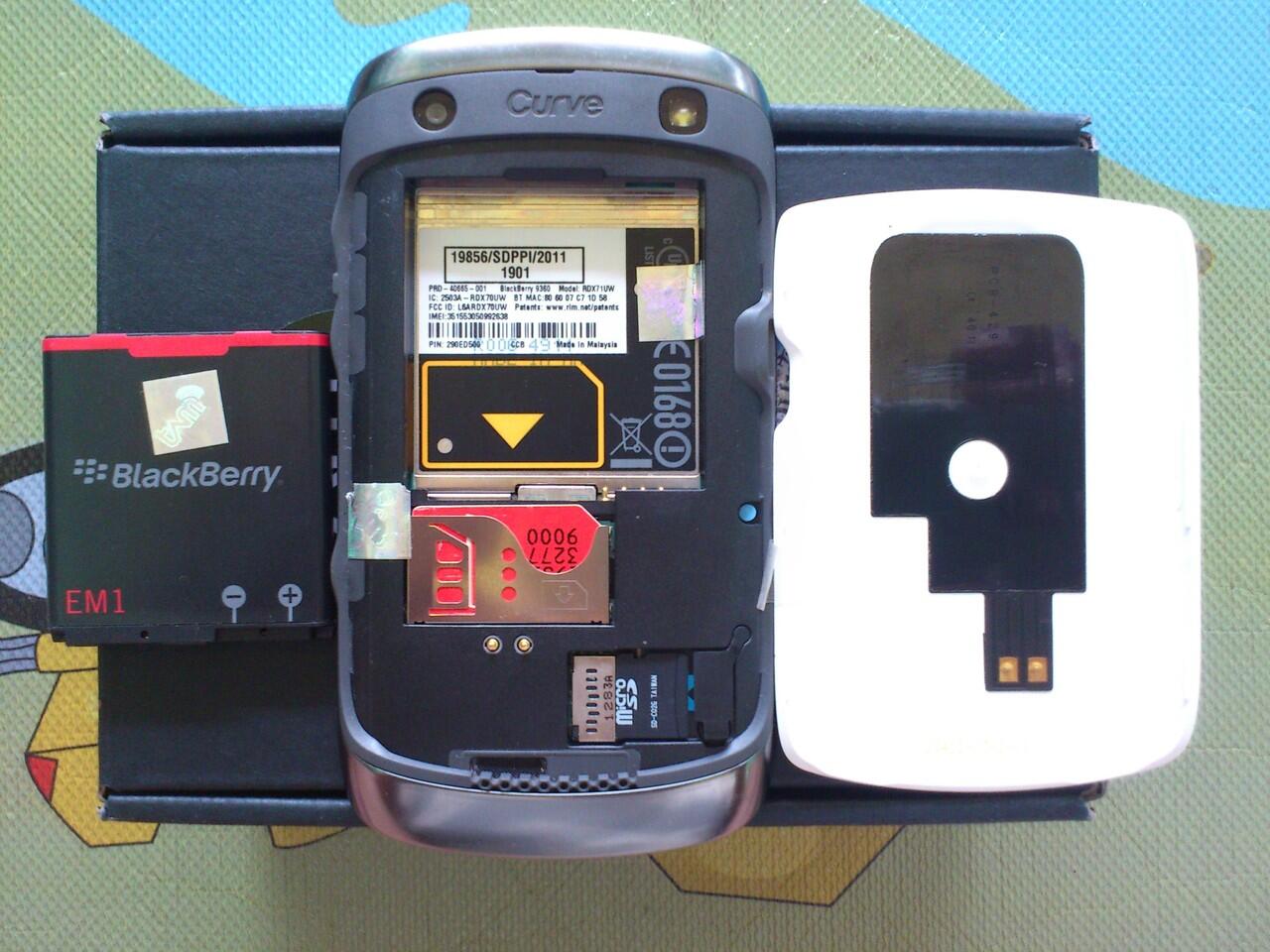 BB 9360 Apollo White mulus masih Garansi TAM 15 bulan lagiii